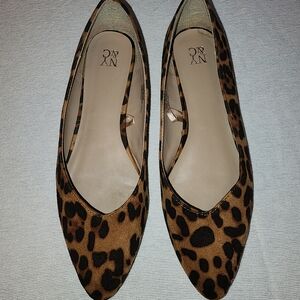 New York & Company Animal Print Flats